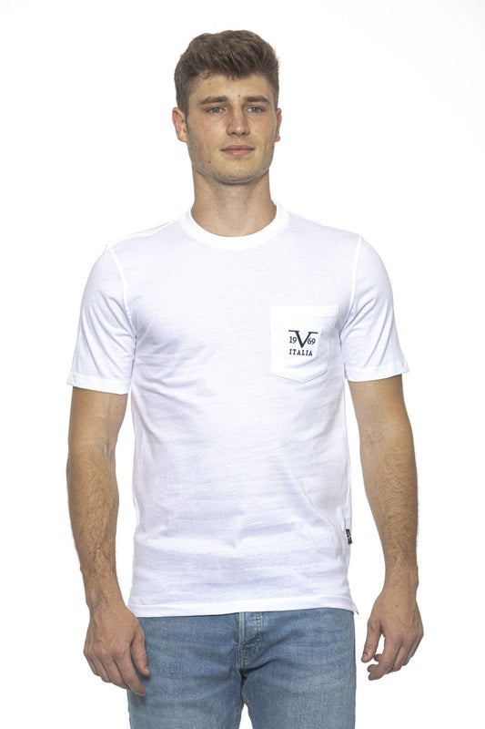 19V69 Italia T-Shirt Uomo Bianca IVAN WHITE