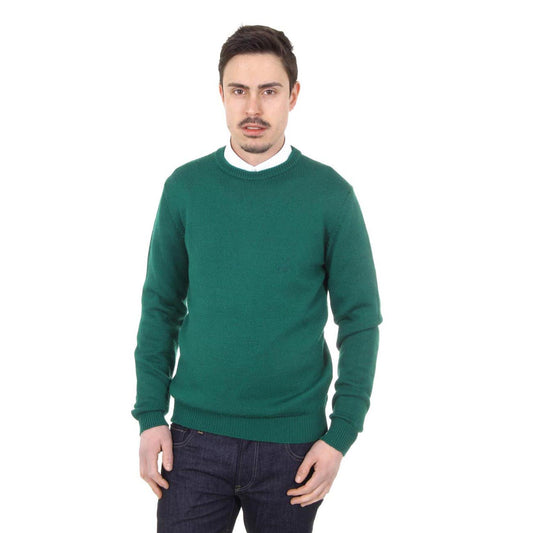 V 1969 Italia mens round neck sweater 9802 GIROCOLLO VERDONE