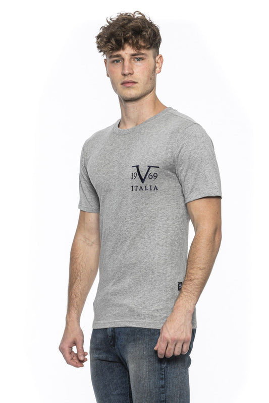19V69 Italia T-Shirt Uomo Grigio TROY GREY