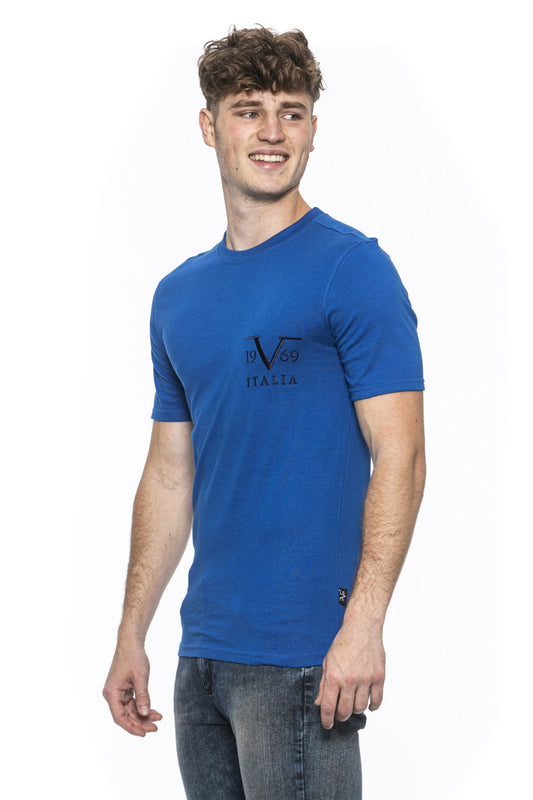 19V69 Italia T-Shirt Uomo Blu TROY ROYAL BLUE