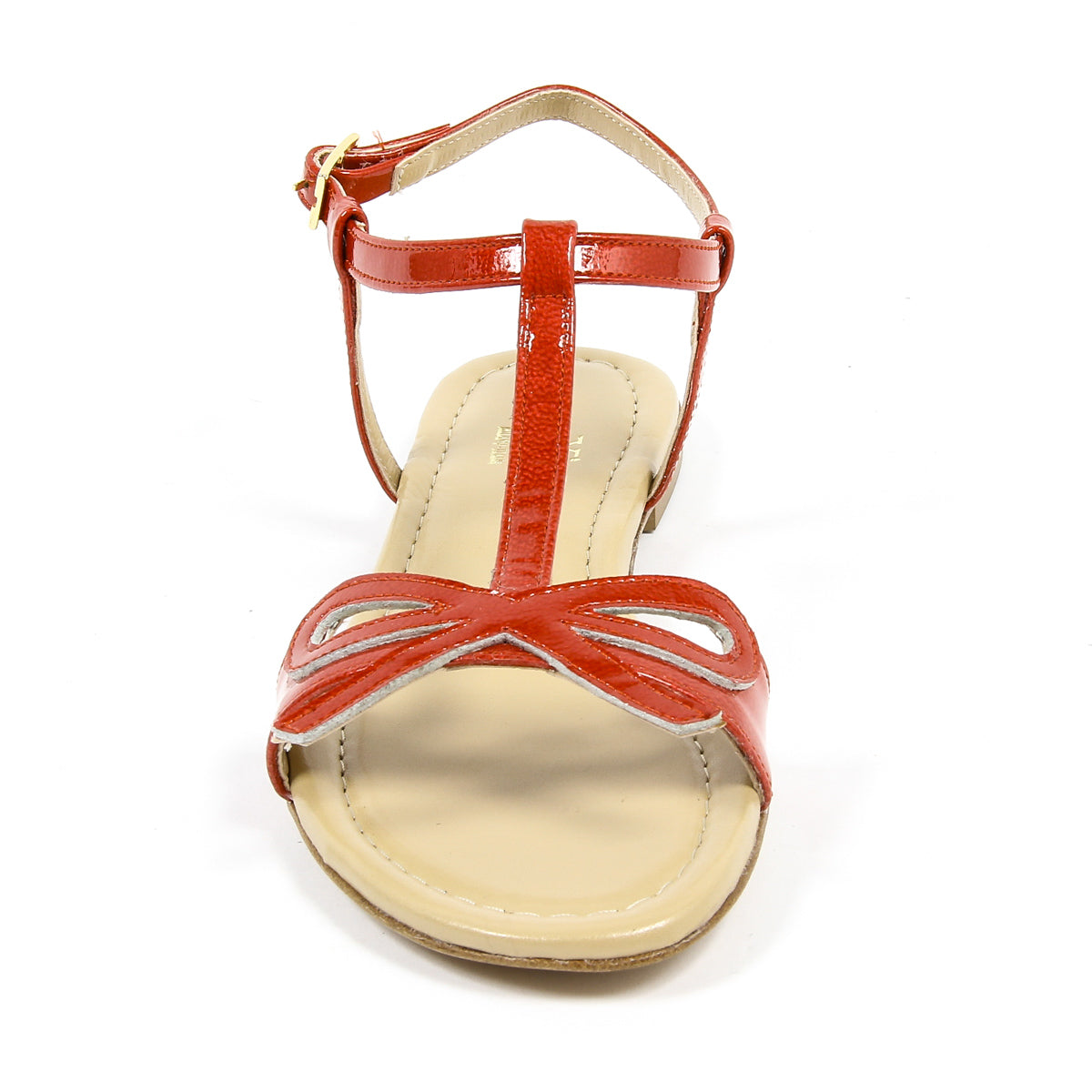 Sandalo piatto da donna V 1969 Italia