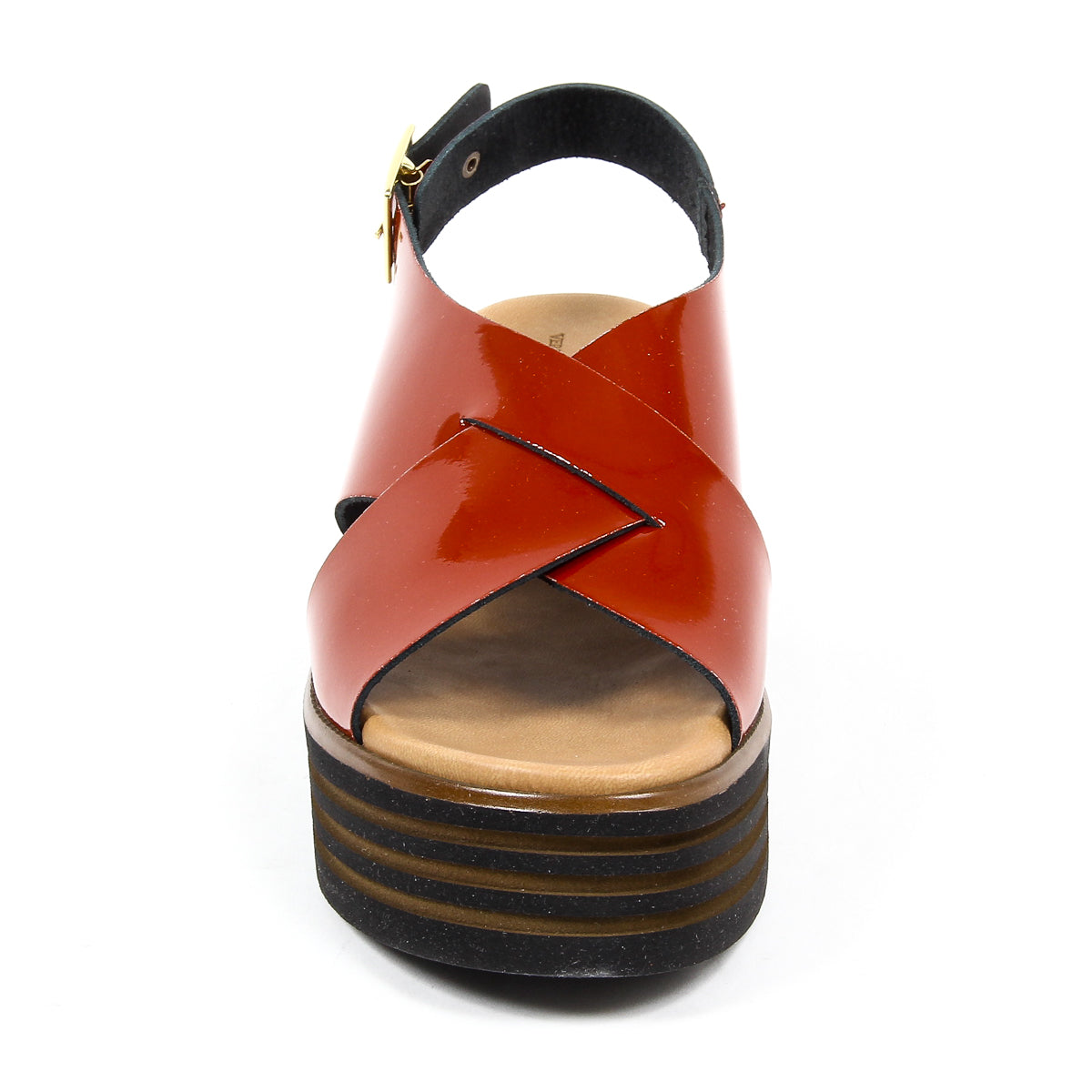 Sandalo flatform da donna V 1969 Italia