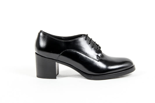 V 1969 Italia Womens Heeled Oxford Shoe Black RITZ