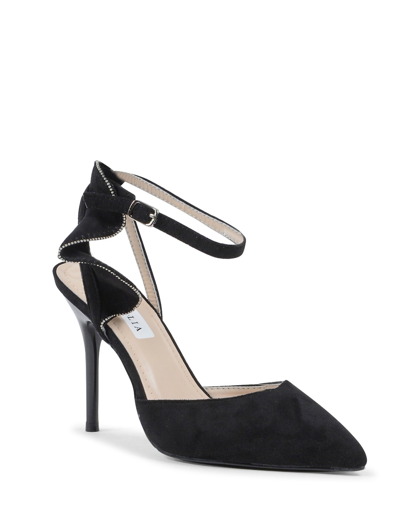 19V69 Italia Womens Ankle Strap Sandal Black V151 BLACK