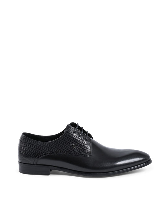 19V69 Italia Mens Lace Up Shoes Black YO 722-1-37 A BLACK