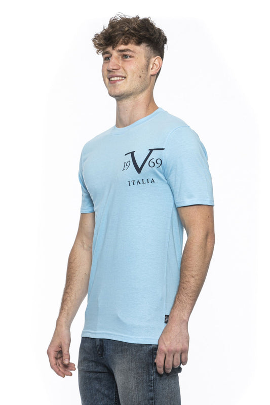 19V69 Italia T-Shirt Uomo Blu MIKE AZZURRO