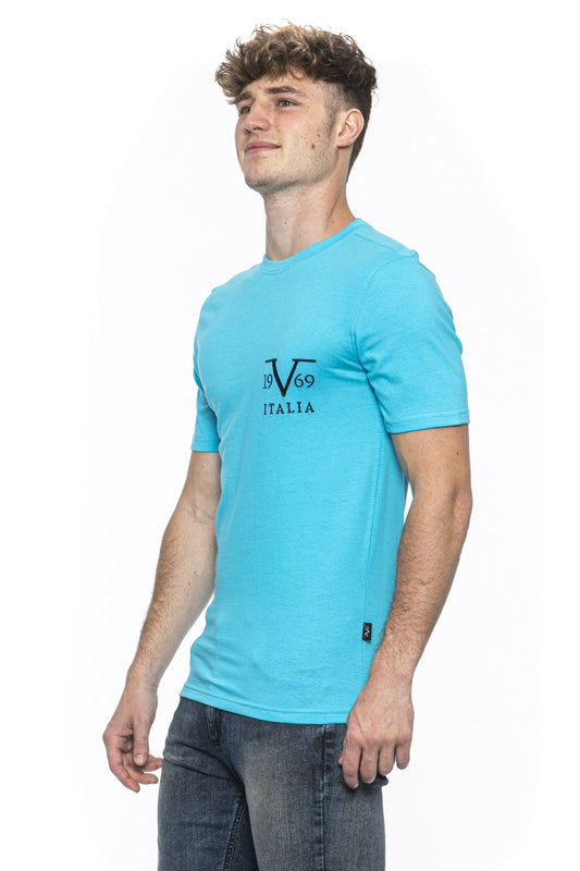 19V69 Italia T-Shirt Uomo Azzurro TROY TURCHESE