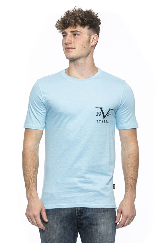 19V69 Italia T-Shirt Uomo Blu TROY AZZURRO